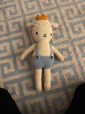 cuddle + kind Sebastian the Lamb Regular 20" Hand-Knit Doll